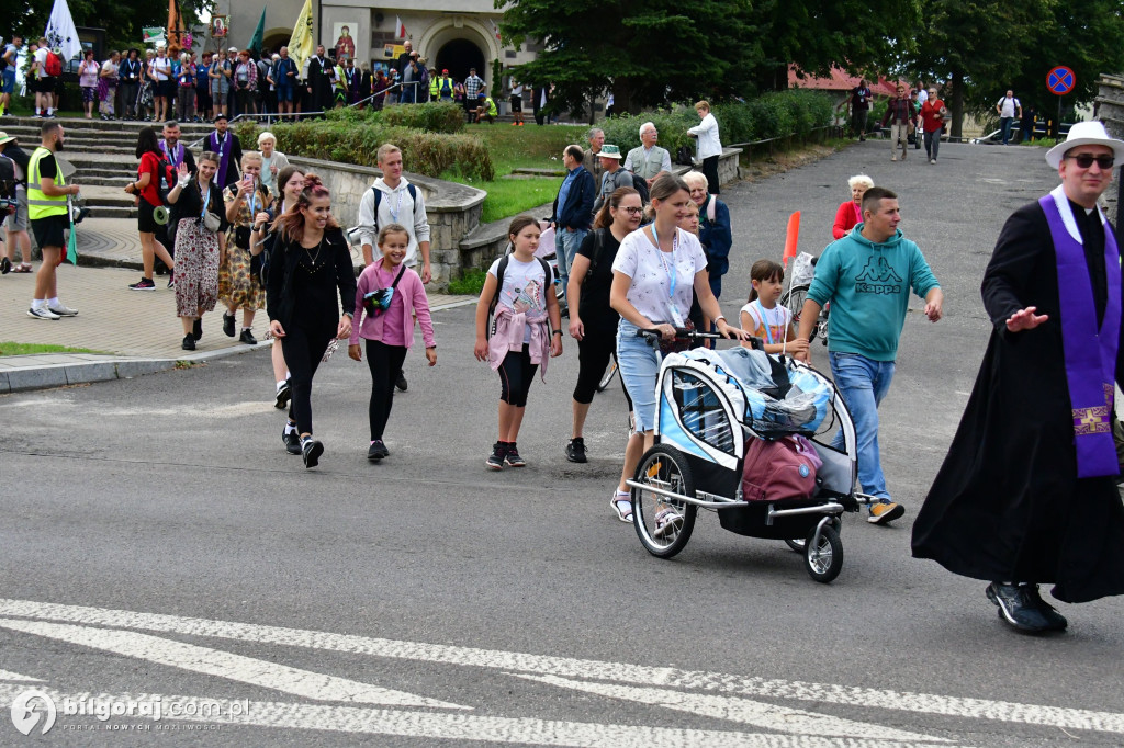 Pielgrzymi 3 sierpnia 2023 roku wyruszyli z Biłgoraja