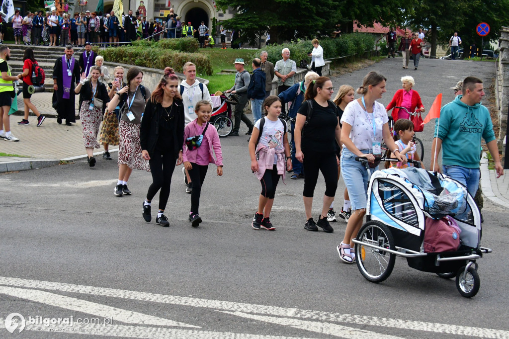Pielgrzymi 3 sierpnia 2023 roku wyruszyli z Biłgoraja
