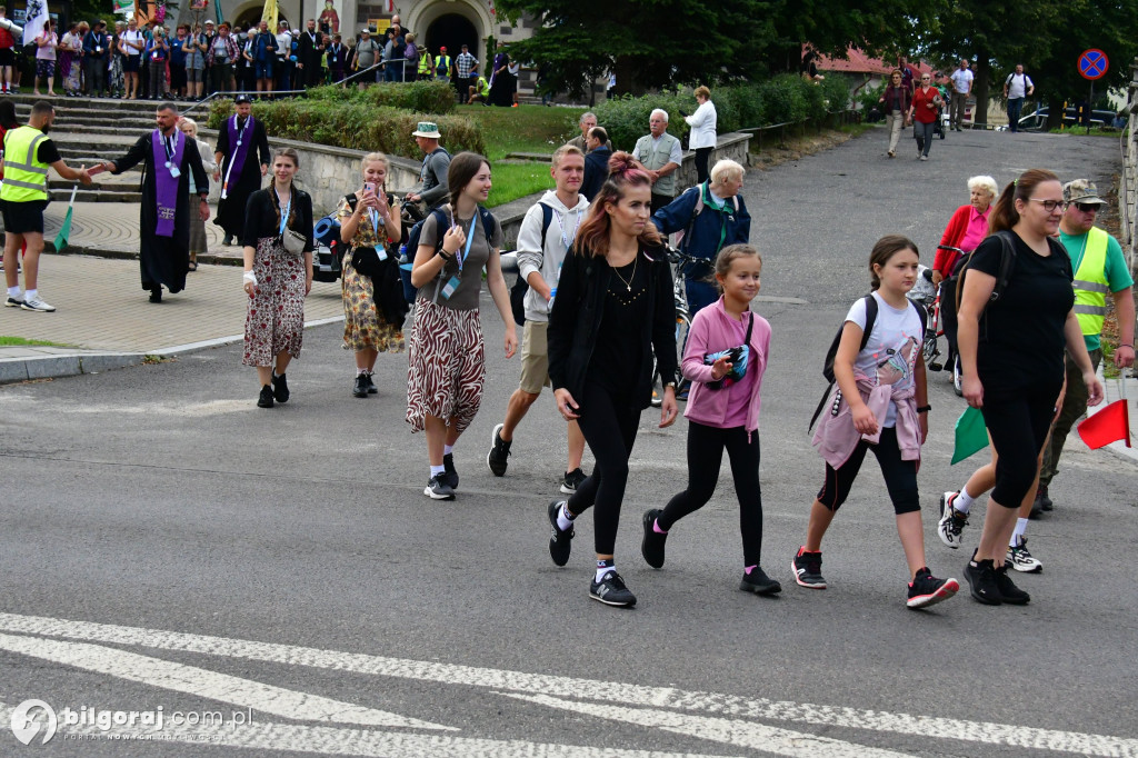 Pielgrzymi 3 sierpnia 2023 roku wyruszyli z Biłgoraja