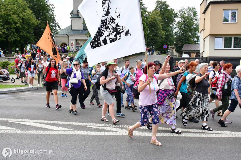 Pielgrzymi 3 sierpnia 2023 roku wyruszyli z Biłgoraja