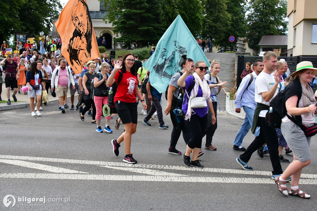 Pielgrzymi 3 sierpnia 2023 roku wyruszyli z Biłgoraja