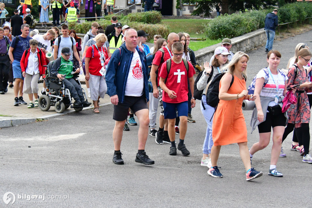 Pielgrzymi 3 sierpnia 2023 roku wyruszyli z Biłgoraja