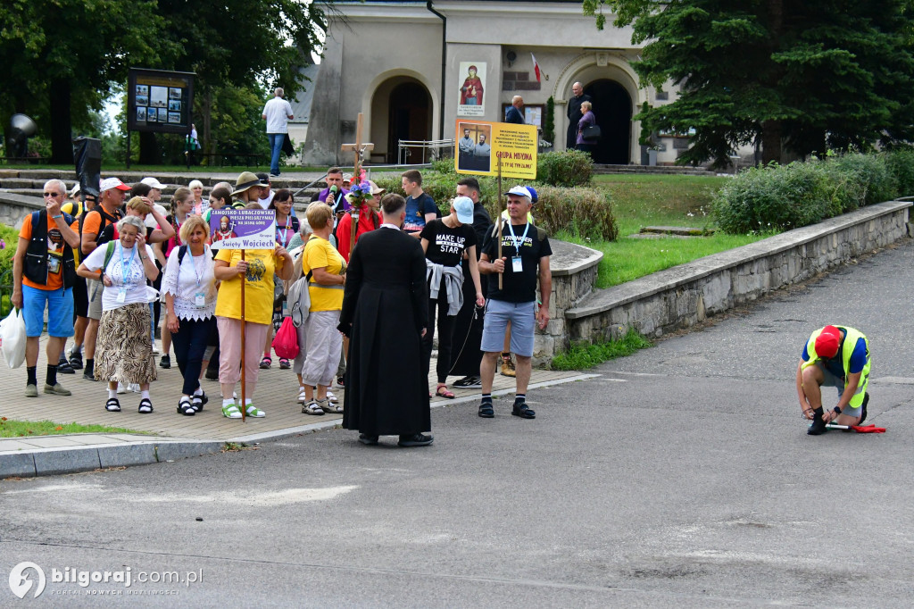 Pielgrzymi 3 sierpnia 2023 roku wyruszyli z Biłgoraja