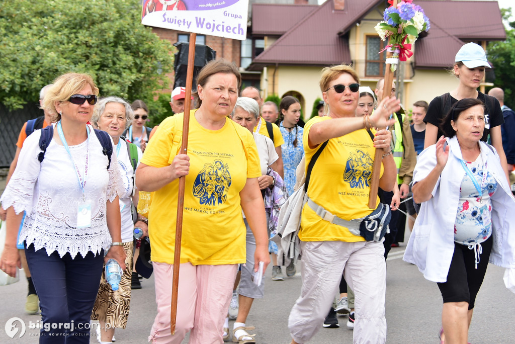 Pielgrzymi z Biłgoraja w drodze