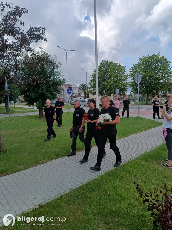 Przystanek Tarnogród na trasie VI Roztoczańskiego Spotkania Motocyklistów