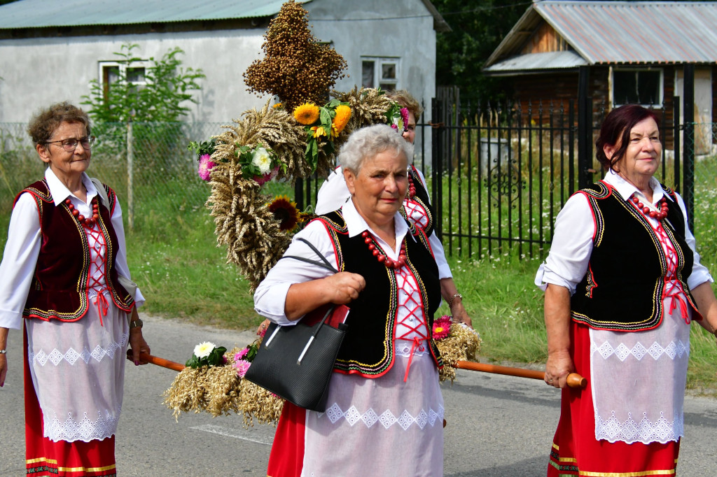 Dożynki gminy Biszcza w Wólce Biskiej