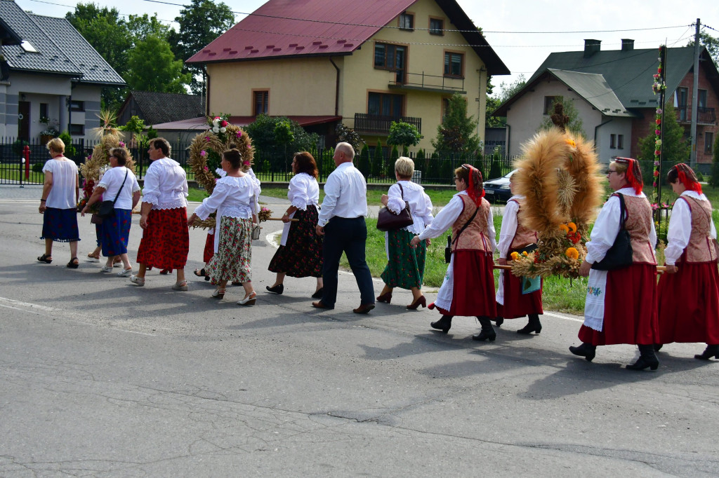 Dożynki gminy Biszcza w Wólce Biskiej