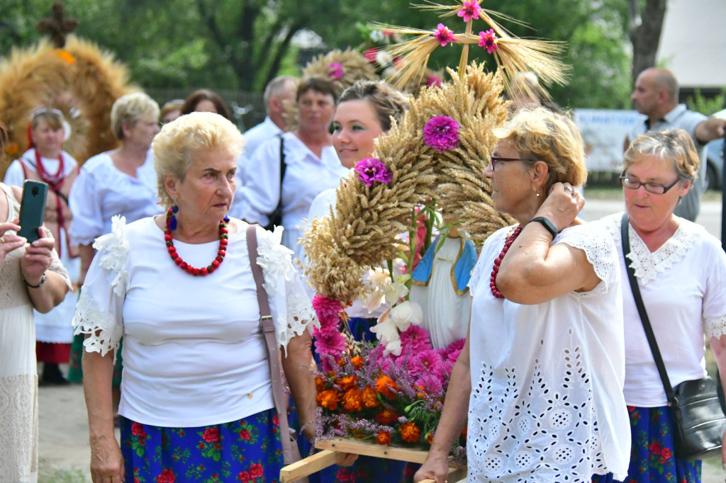 Dożynki gminy Biszcza w Wólce Biskiej