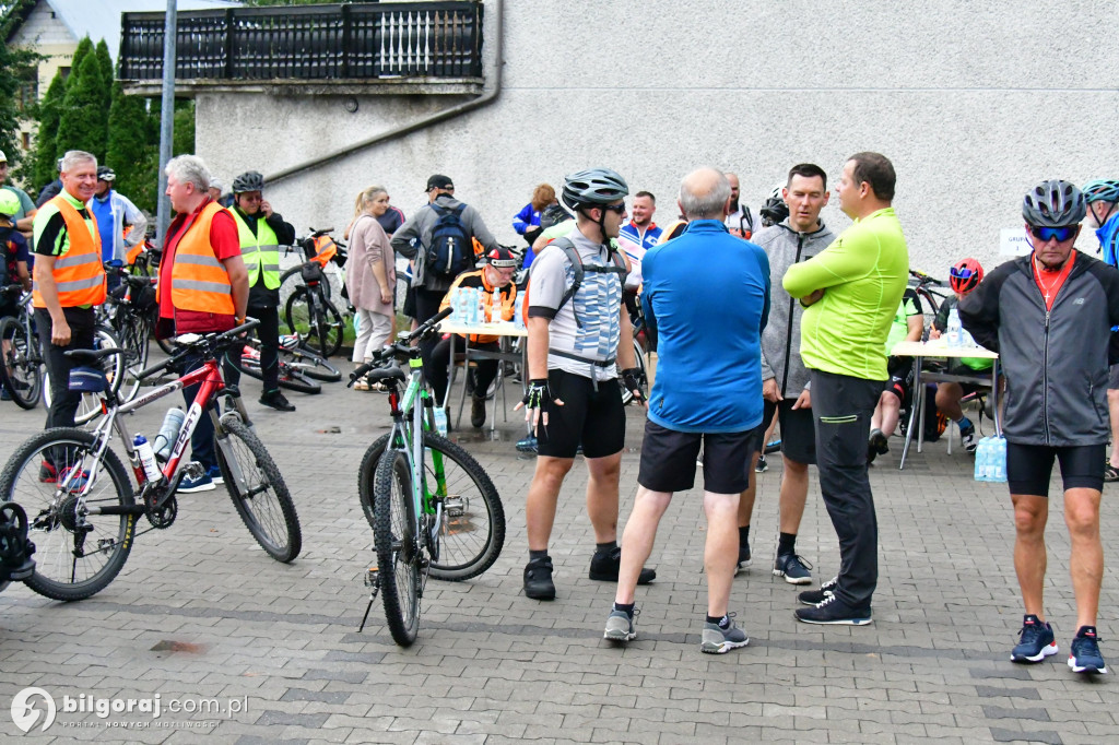 Ruszyli rowerami na Wzgórze Polak