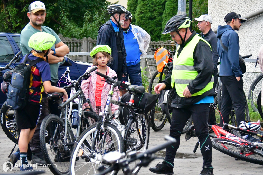 Ruszyli rowerami na Wzgórze Polak