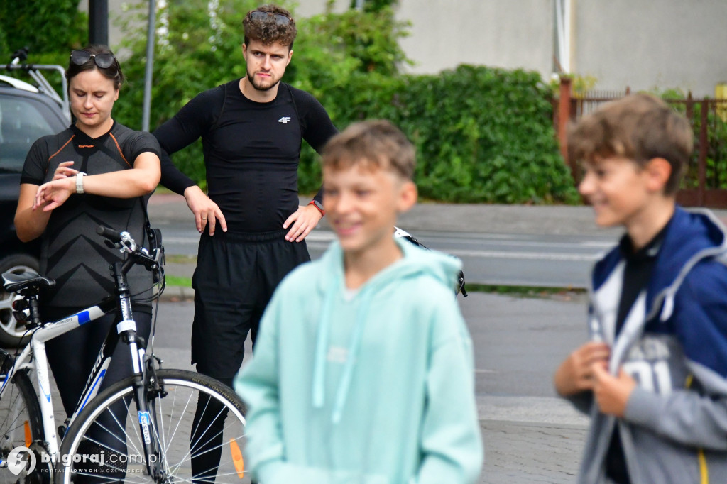 Ruszyli rowerami na Wzgórze Polak