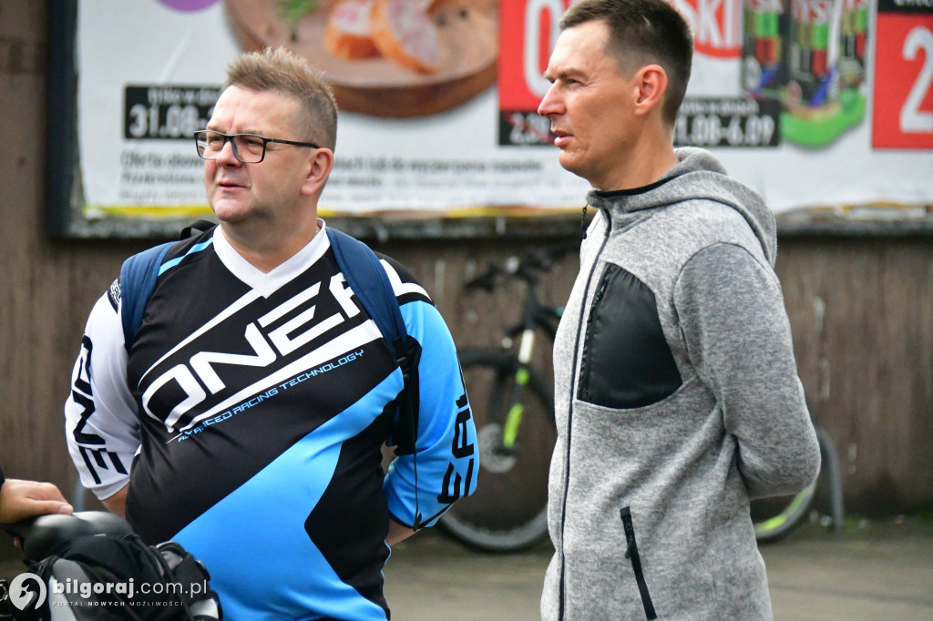 Ruszyli rowerami na Wzgórze Polak