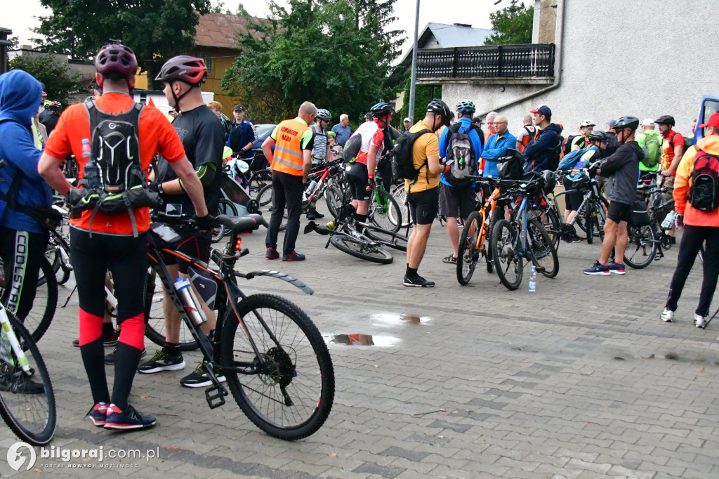 Ruszyli rowerami na Wzgórze Polak