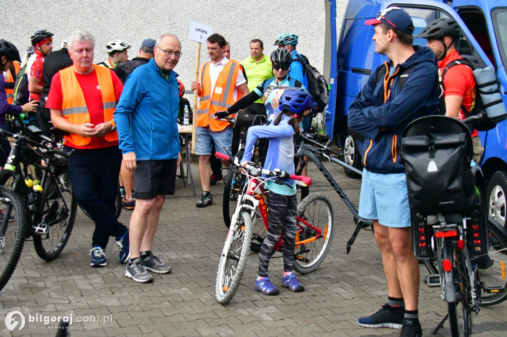 Ruszyli rowerami na Wzgórze Polak
