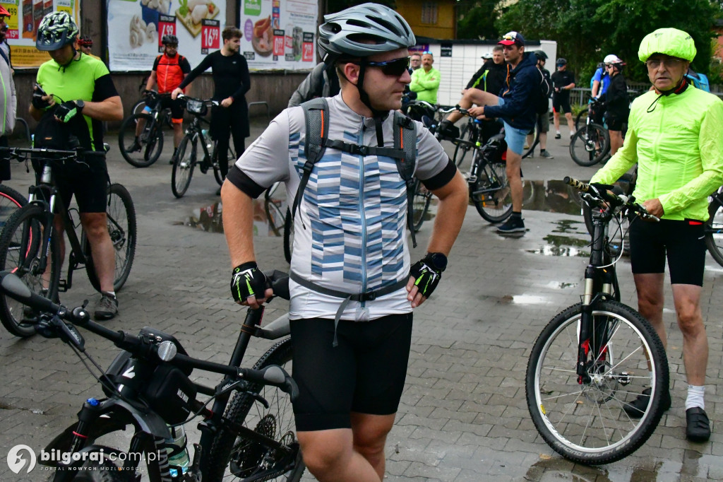 Ruszyli rowerami na Wzgórze Polak