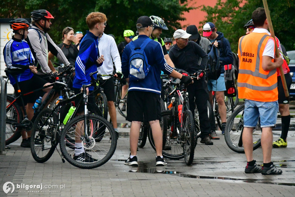 Ruszyli rowerami na Wzgórze Polak