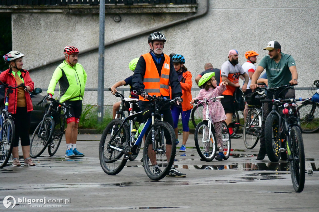 Ruszyli rowerami na Wzgórze Polak