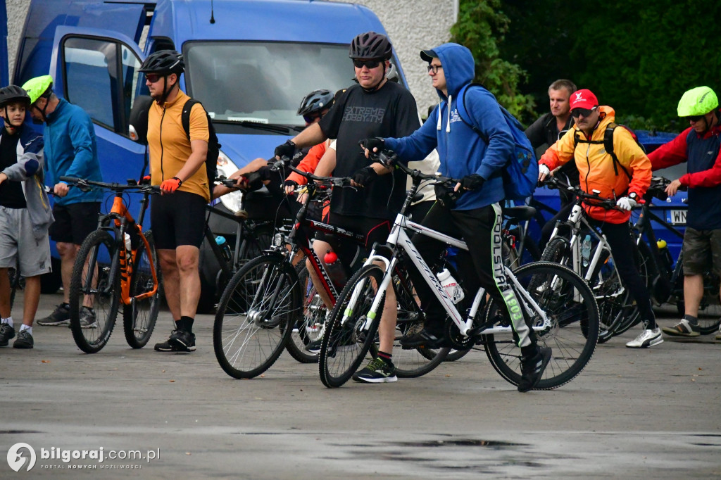 Ruszyli rowerami na Wzgórze Polak