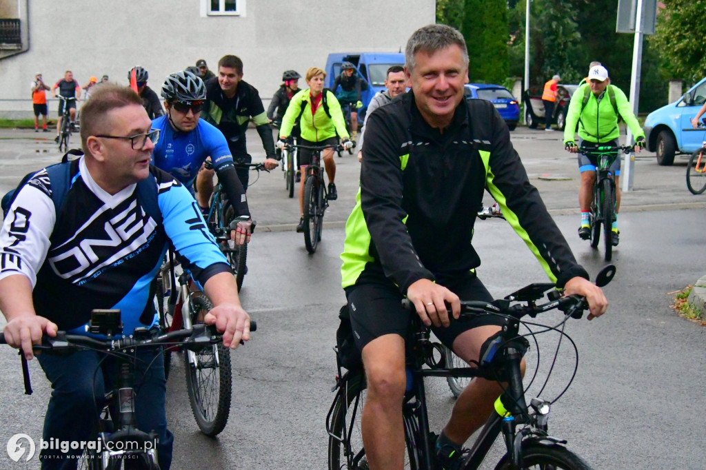 Ruszyli rowerami na Wzgórze Polak