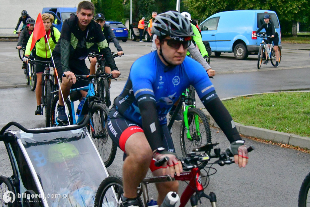 Ruszyli rowerami na Wzgórze Polak