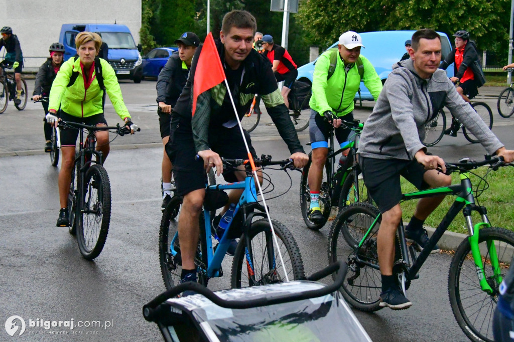 Ruszyli rowerami na Wzgórze Polak