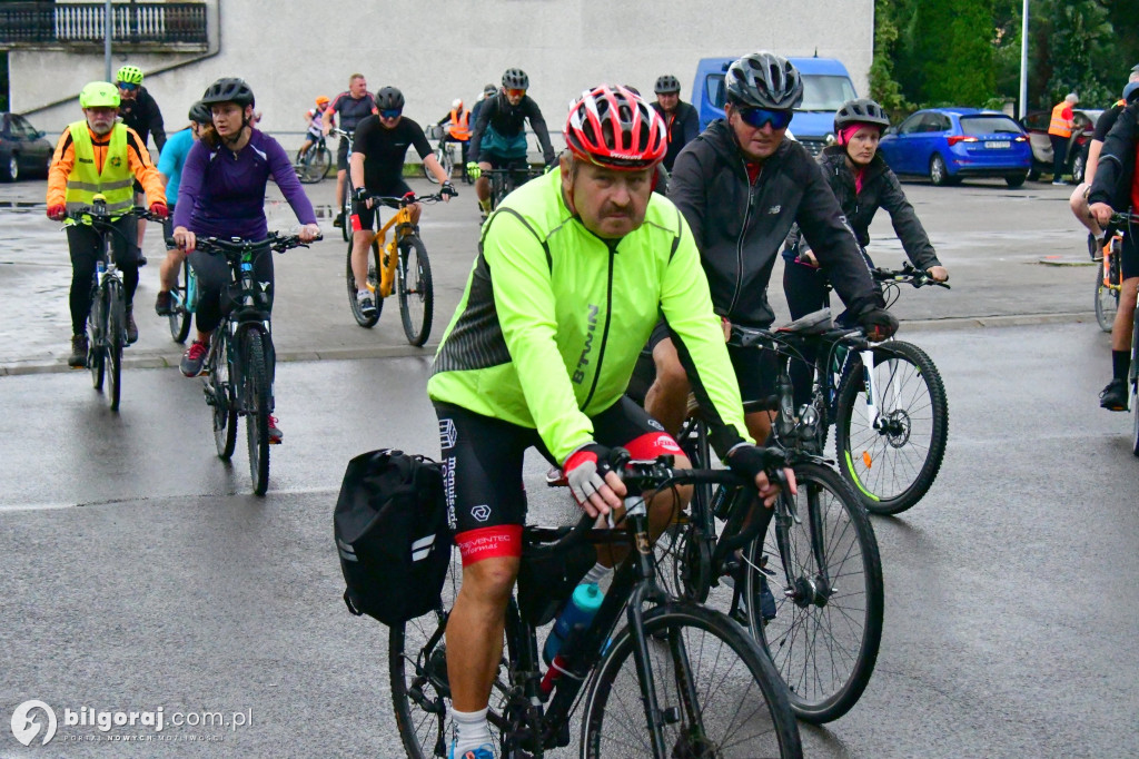 Ruszyli rowerami na Wzgórze Polak