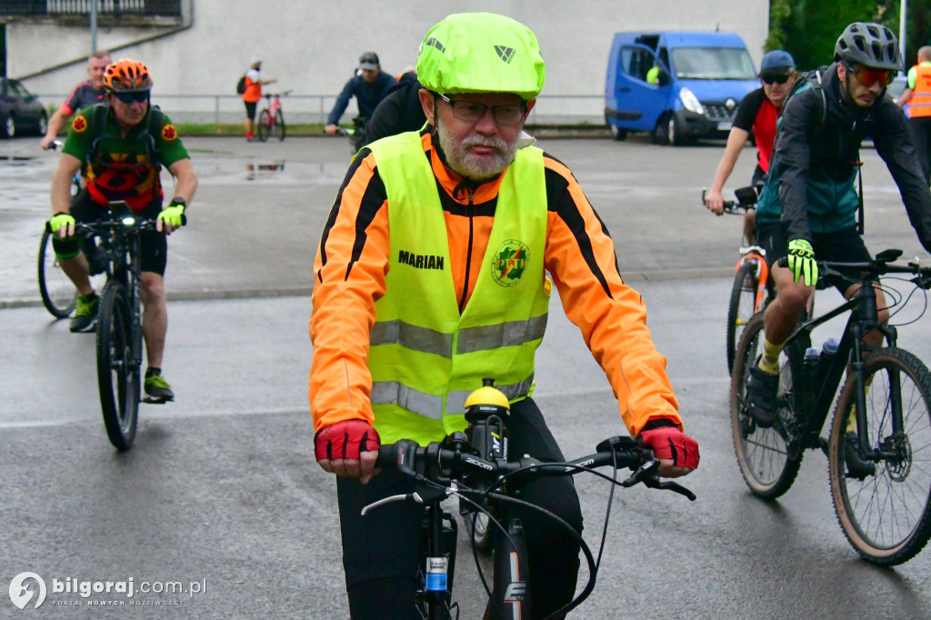 Ruszyli rowerami na Wzgórze Polak