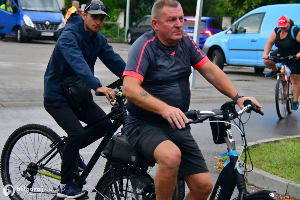 Ruszyli rowerami na Wzgórze Polak