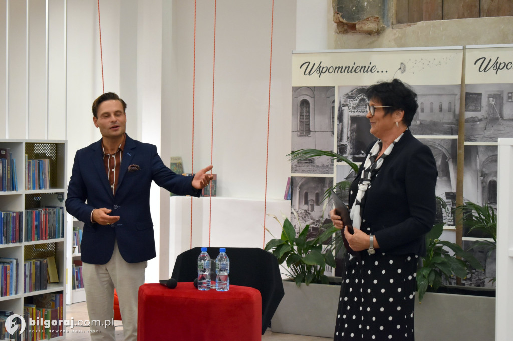 Max Czornyj w tarnogrodzkiej Bibliotece