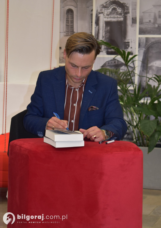 Max Czornyj w tarnogrodzkiej Bibliotece