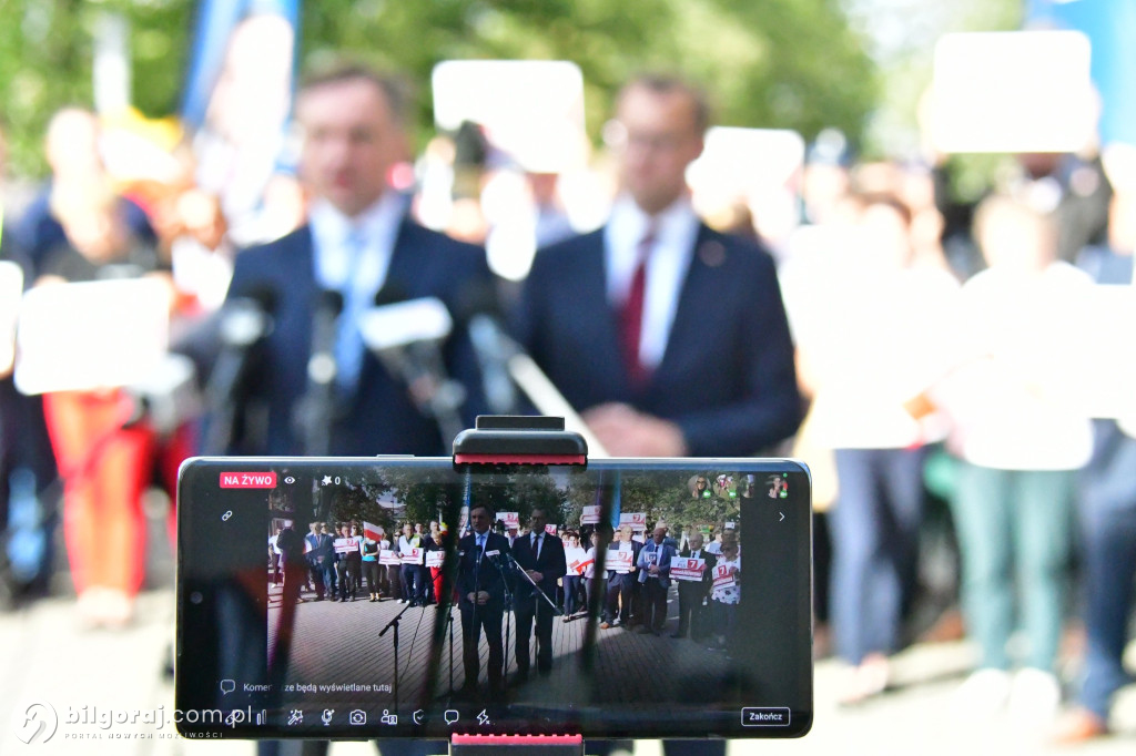 Ziobro w Biłgoraju. Mówił o bezpieczeństwie i wyborach