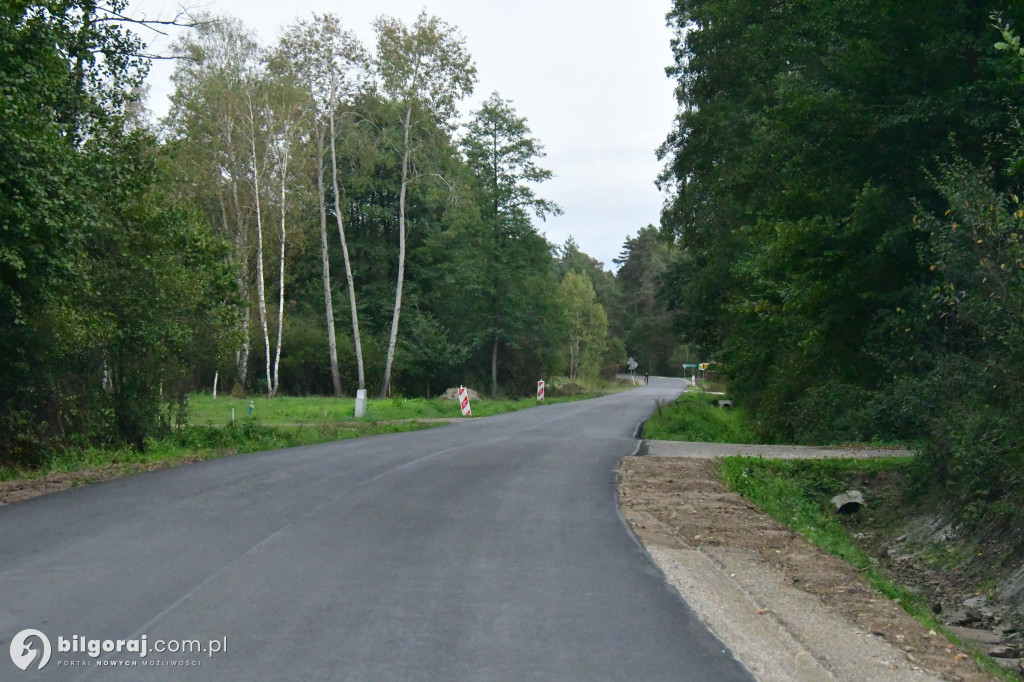 Tak obecnie wygląda droga Sól - Bidaczów. Prace są na ukończeniu