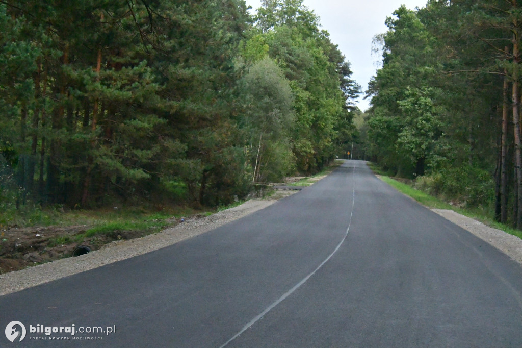 Tak obecnie wygląda droga Sól - Bidaczów. Prace są na ukończeniu