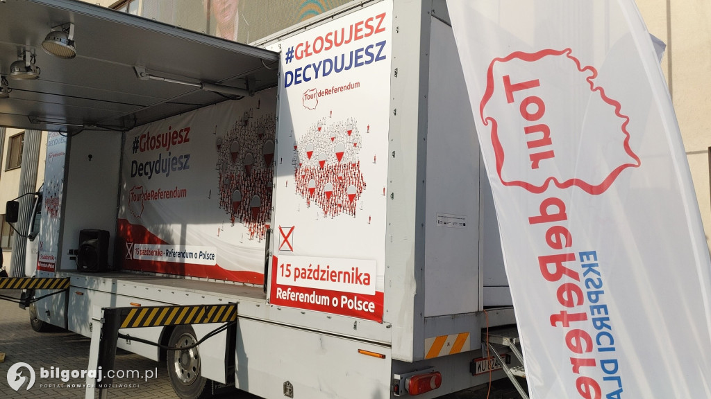 Biłgoraj. Eksperci akcji „Tour de Referendum” odwiedzili miasto