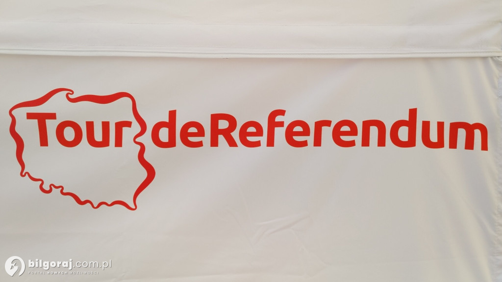 Biłgoraj. Eksperci akcji „Tour de Referendum” odwiedzili miasto