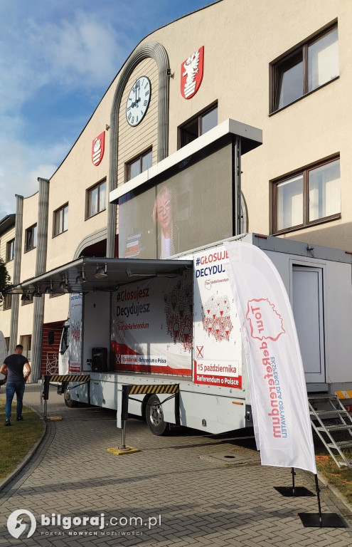 Biłgoraj. Eksperci akcji „Tour de Referendum” odwiedzili miasto