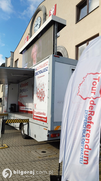 Biłgoraj. Eksperci akcji „Tour de Referendum” odwiedzili miasto