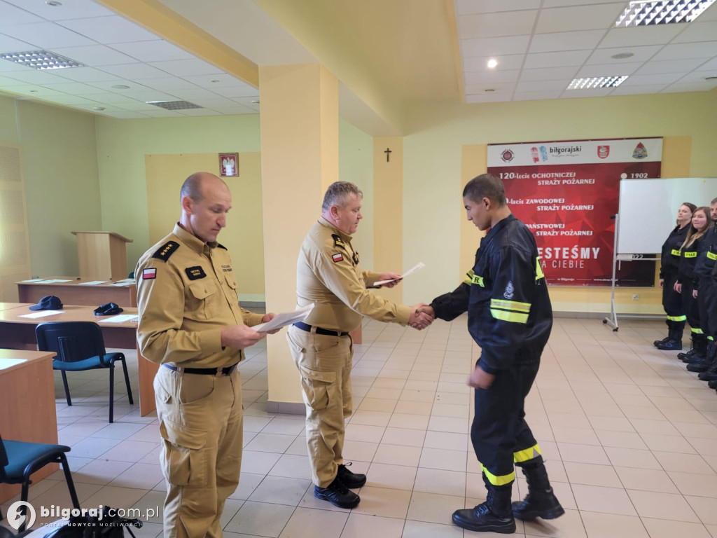 Biłgoraj. Uroczyste zakończenie kursu OSP