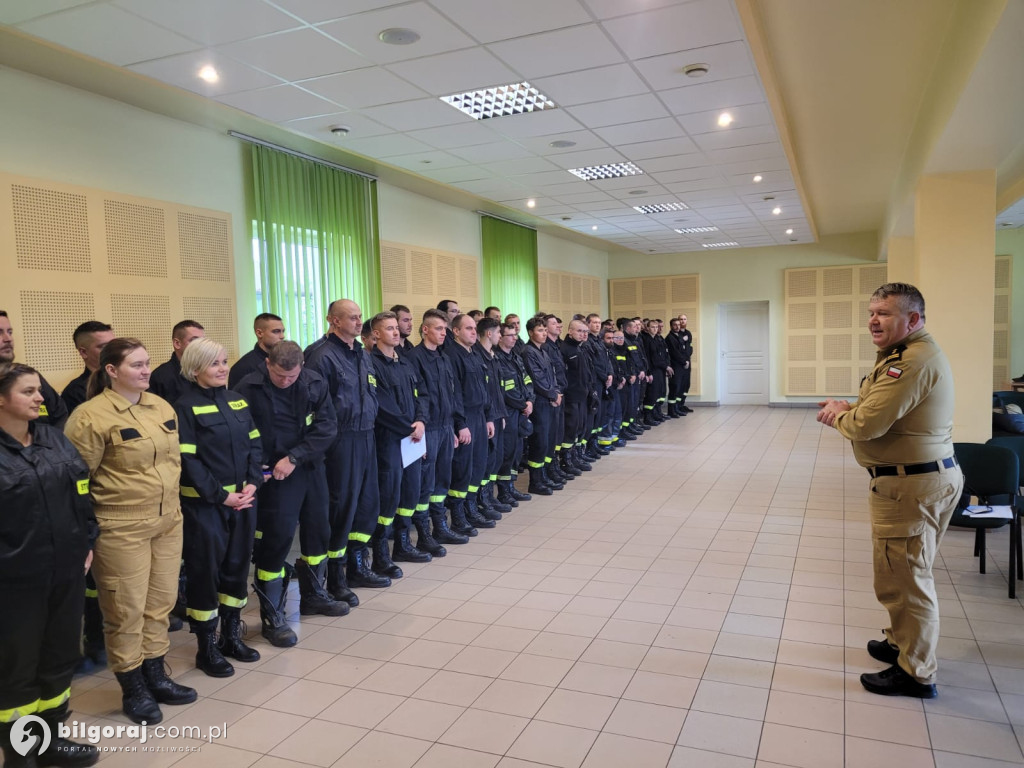 Biłgoraj. Uroczyste zakończenie kursu OSP