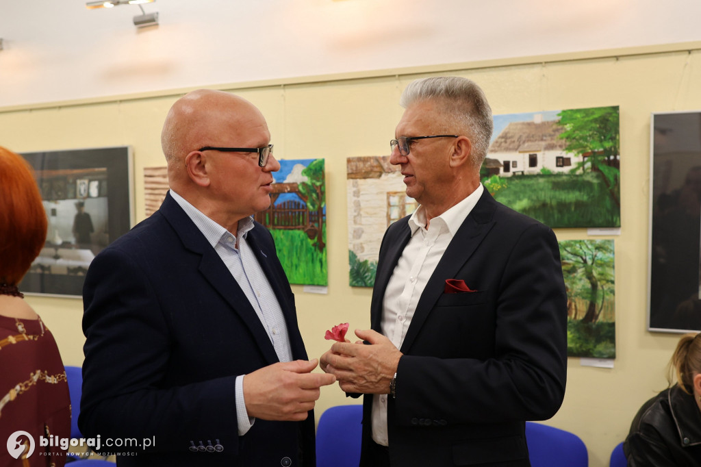 Wernisaż wystawy młodych malarzy
