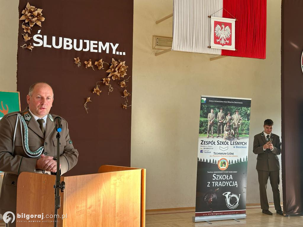 Technikum Leśne w Biłgoraju: ślubowanie klas pierwszych