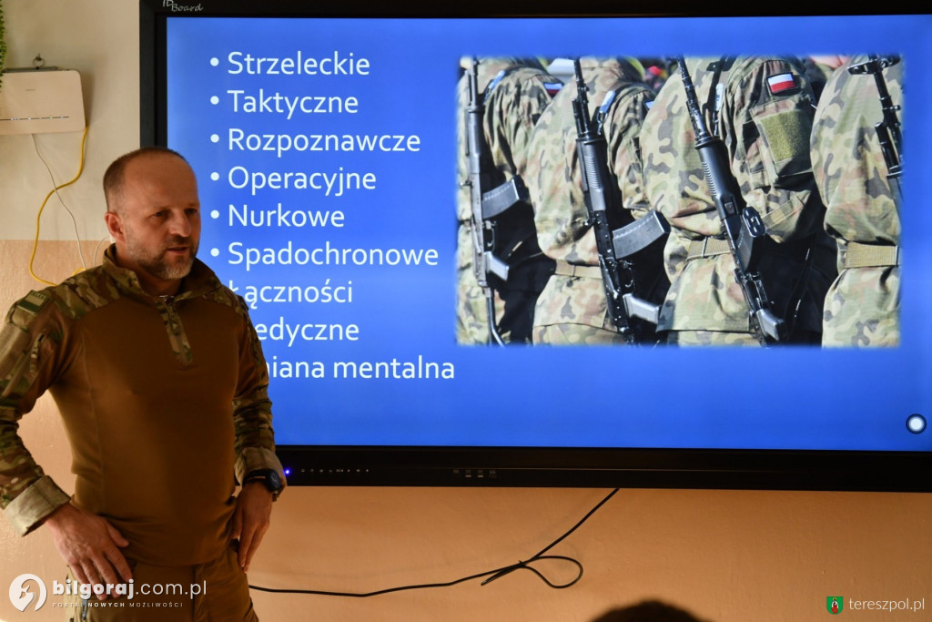 Żołnierz GROM-u w Tereszpolu. Komandos brał udział w spcejalnej akcji