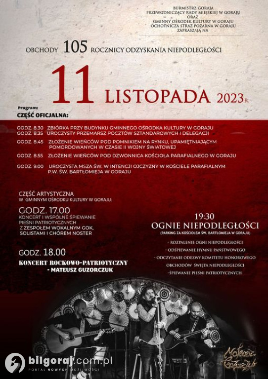 O to, co będzie się działo 11 listopada w powiecie