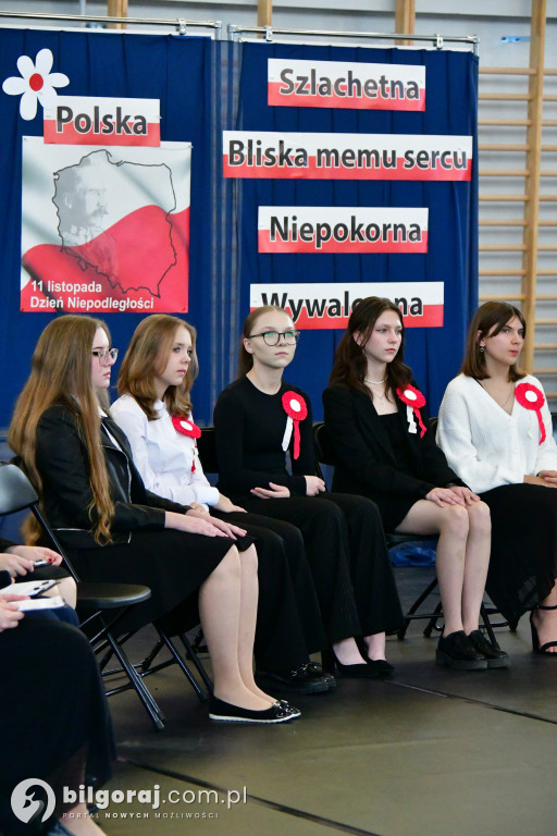Niepodległościowo w biłgorajskiej Budowlance