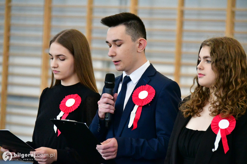 Niepodległościowo w biłgorajskiej Budowlance