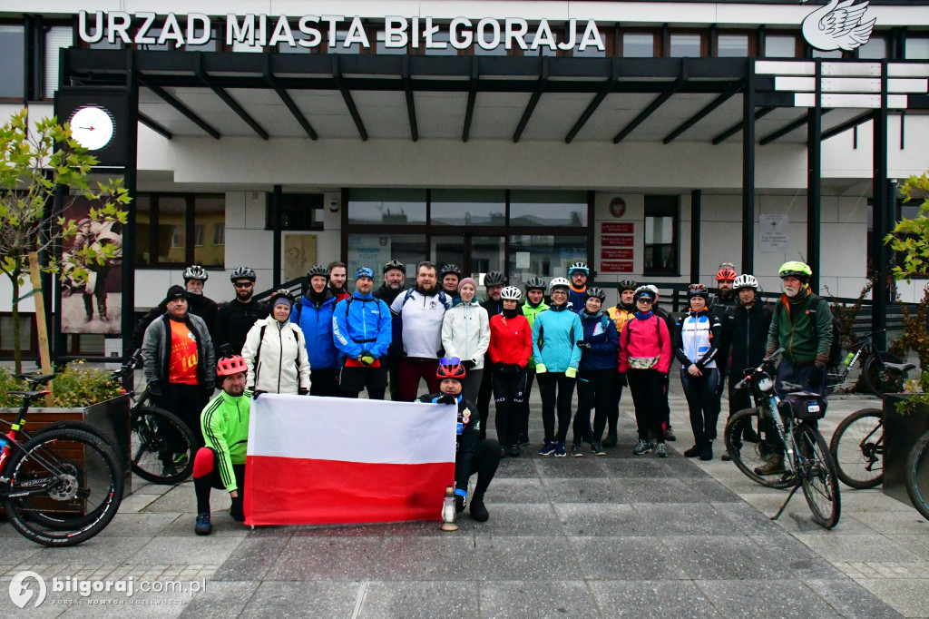 Rajd rowerowy w 105. rocznicę odzyskania niepodległości