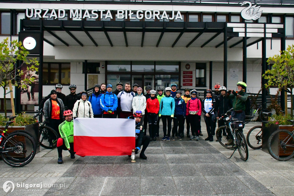 Rajd rowerowy w 105. rocznicę odzyskania niepodległości