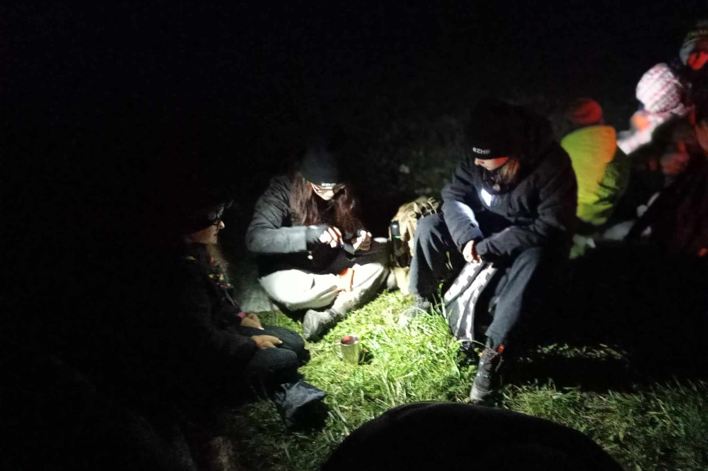 Nocny niepodległościowy rajd naszych harcerzy