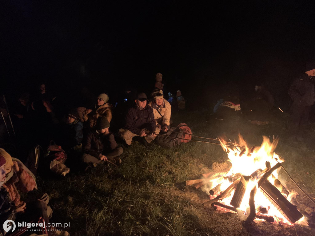 Nocny niepodległościowy rajd naszych harcerzy