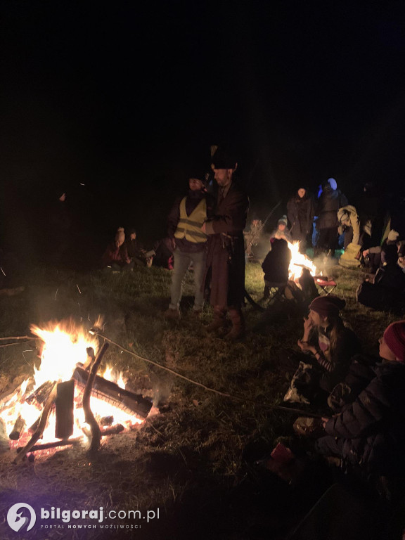 Nocny niepodległościowy rajd naszych harcerzy